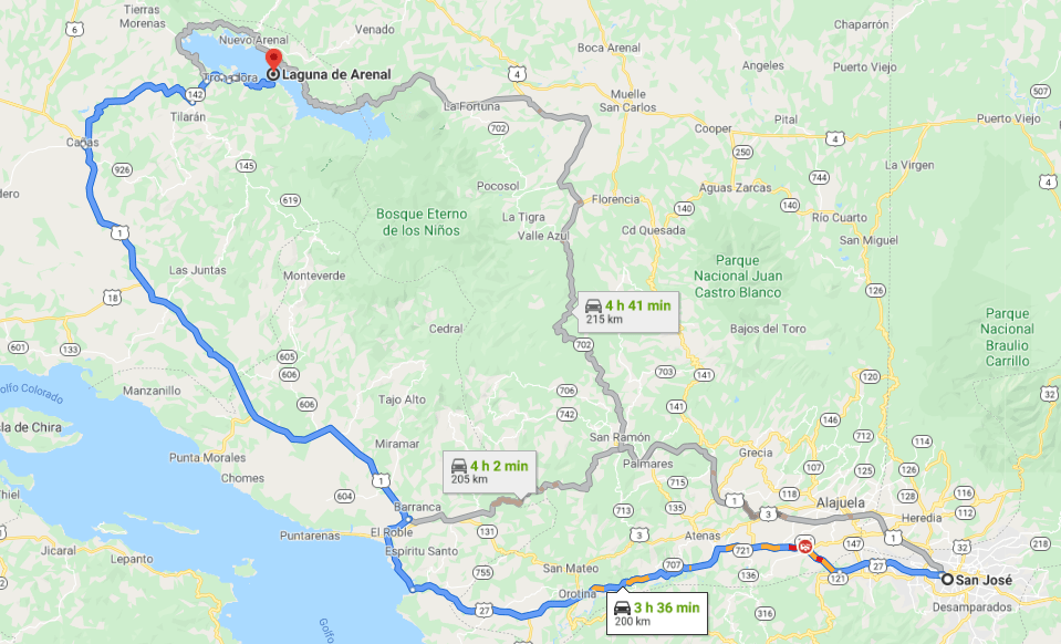 Cómo llegar a Lago Arenal, Costa Rica
